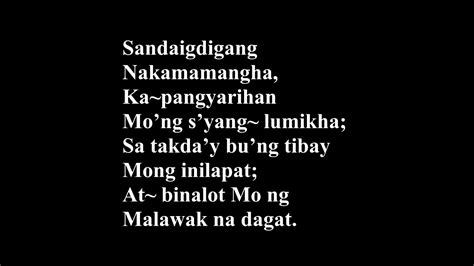 KINIG: Tagalog.